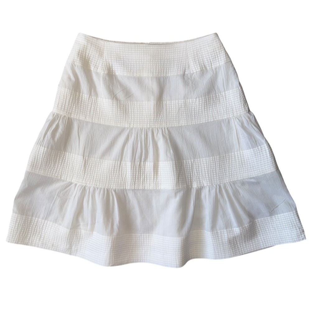 White Akris Punto Skirt - Size 8